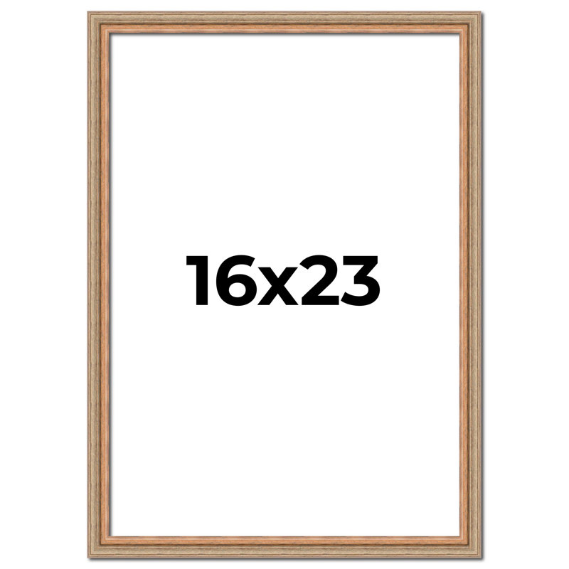Javarious Beige Solid Wood Single Picture Frame, 16" W x 23" H