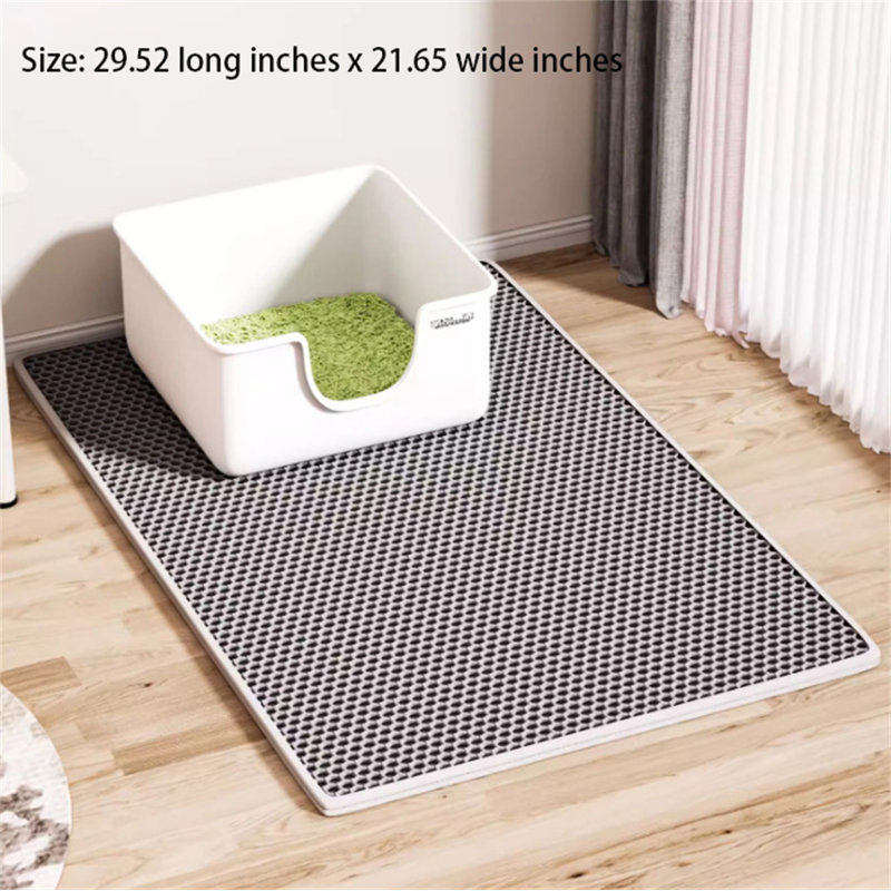 Tapis de litière en plastique, H 0,11 po x l 29,52 po x P 21,65 po