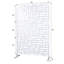 Paravent d'extérieur en métal 76 po x 48 po - Blanc pour patio, balcon, terrasse et balcon autoportant-121683262