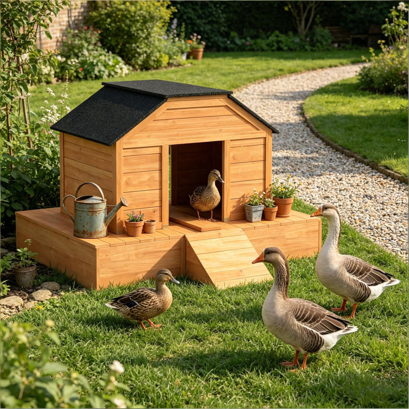 Poultry Cage with Dual Doors