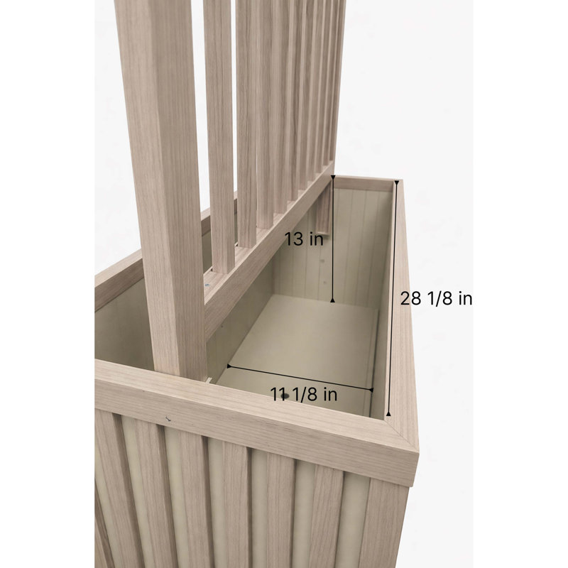 Jardinière pour terrasse, jardin, balcon, Brun cendré
