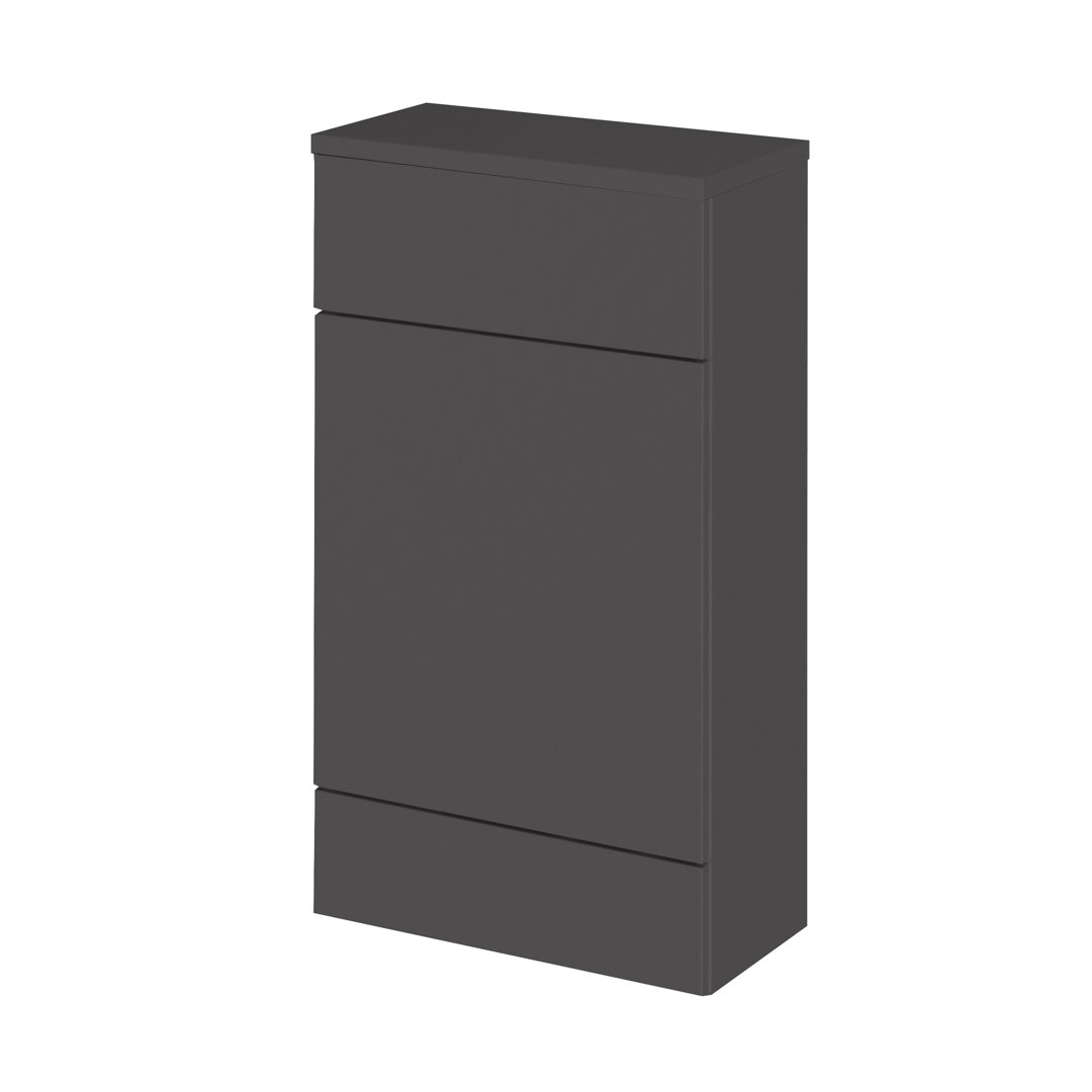 50.5Cm W x 88.2Cm H x 26Cm D Free-Standing Back to Wall Toilet Unit