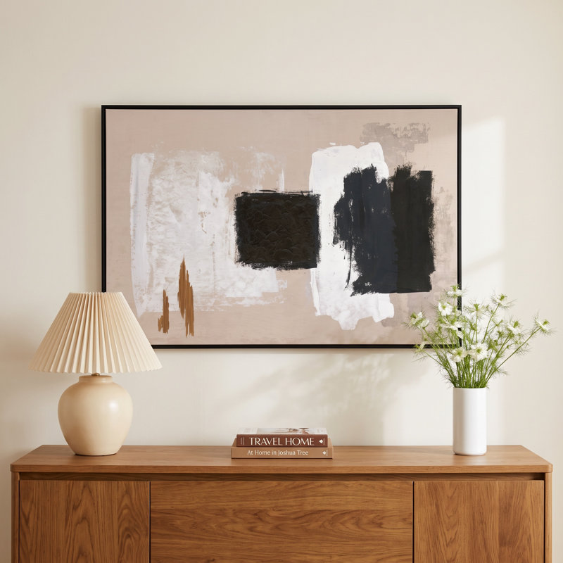 Imone - Floater Frame Canvas, 41.5" H x 61.5" W, Black