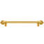 Cricket Cage 6 inches c.c. with 5/8 reeded center long pull large finial in Antique Brass-260496006-260496015