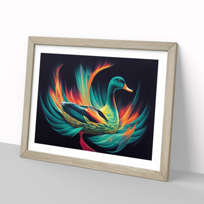 Flourishing Duck - Single Picture Frame Print