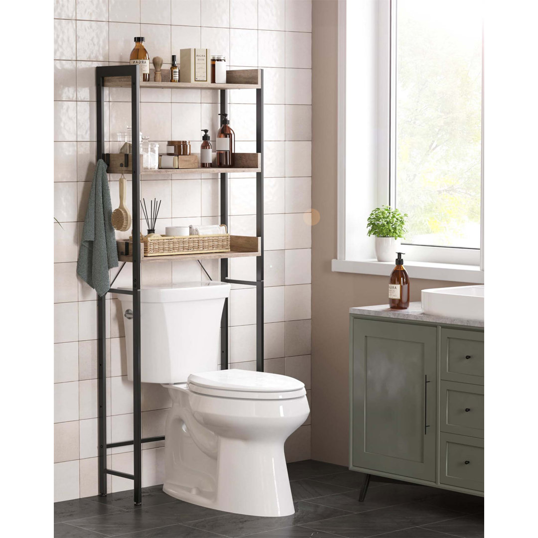 Compact Bathroom Cabinet Freestanding Over The Toilet Storage