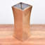 Grand vase carré en argent martelé 9403-2068865830