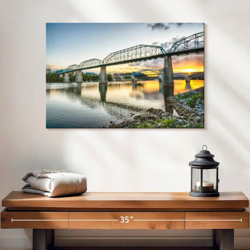 Pont de la rue de Sirci au Tennessee, H 8 po x l 12 po