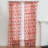 Gestel 100% Cotton Light-Filtering Geometric Curtain Panel with Rod Pocket Top and Hidden Back Tabs -1262250446-1262250444
