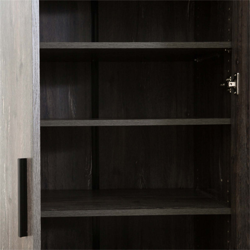Mia Farmhouse Shoe Cabinet with Six Shelves, Soft Closing Doors, and Eco-Friendly Materials for Modern and Stylish Storage Solutions