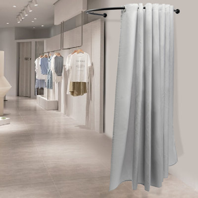 Loncala Portable Changing Room Room Divider with a Clothes Rack