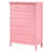 Vertical Storage Chest With Round Knobs For Modern Spaces-1028189017