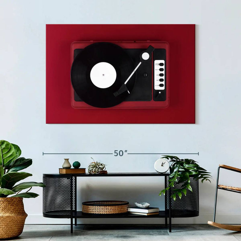 Abarca Red Turntable, 32" H x 48" W