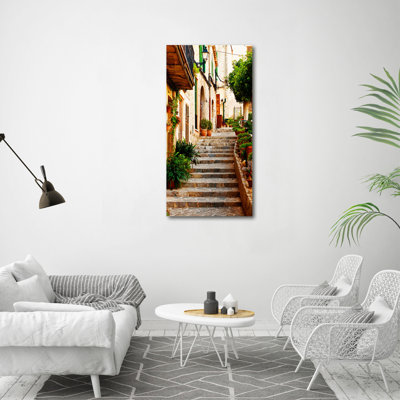 Streets In Spain - Wrapped Canvas Print