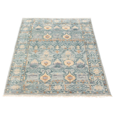 One Of A Kind Mystique Teal 5'0" x 7'1"Area Rug