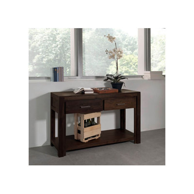 Metro Polis 118cm Solid Wood Console Table
