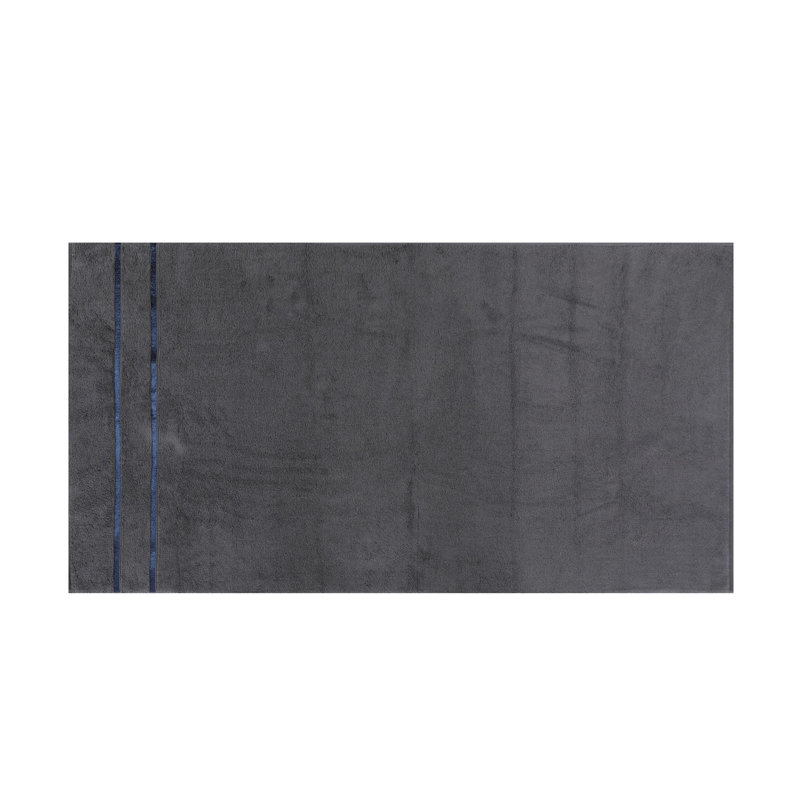 Benzant 2 Piece 100% Cotton Hand Towel Set, Dark Gray