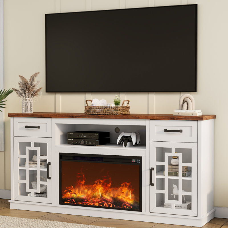 80 "Fireplace Tv