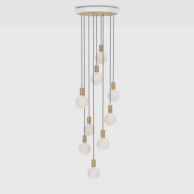 Sphere IV 9 - Light Pendant, Oak