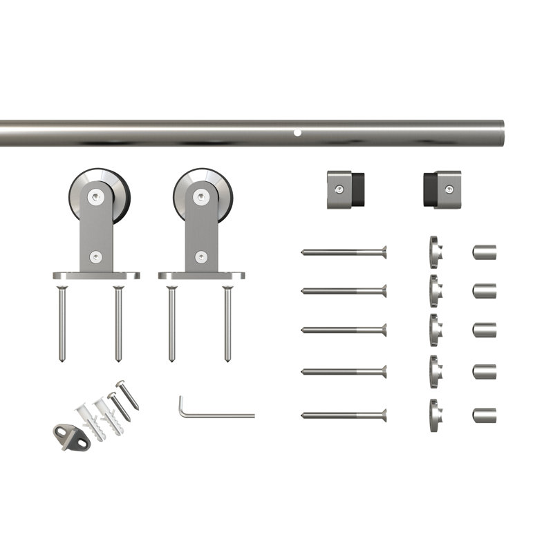 Top Mount Sliding Standard Single Barn Door Hardware Kit