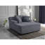 Méridienne intérieure de 66 pouces, canapé-lit surdimensionné avec coussin, coussin de lit en fausse fourrure de luxe, fauteuil de lecture avec accoudoirs, canapé de salon en nuage, aucun assemblage requis