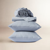 Organic Crinkled Percale Sheet Set