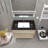 36" Wall-Mounted Single Bathroom Vanity Set-949497601