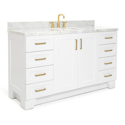 ARIEL TAYLOR 61 IN RECTANGLE SINK VANITY