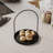 Stylish Decorative Metal Accessory, Black, 8.9 in Diameter x 11 in Height | 100% Metal Construction, Thickness: 0.05 in | Perfect for Home Decor, Modern Aesthetic, Durable & Elegant Design-114281933-114281929