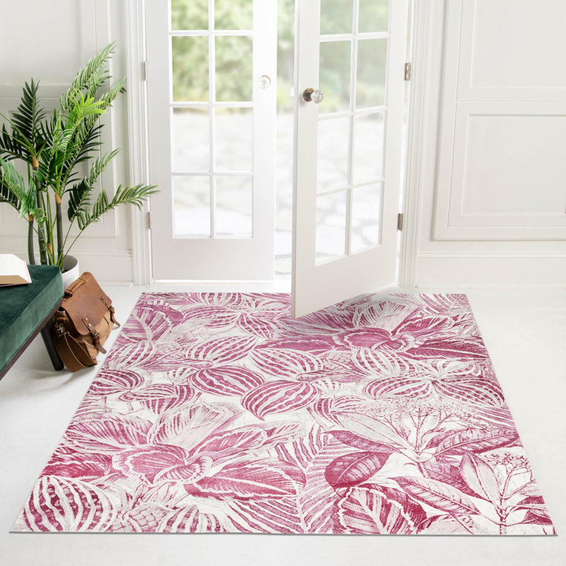 Tapis fuchsia_unique, Carré 10 pi