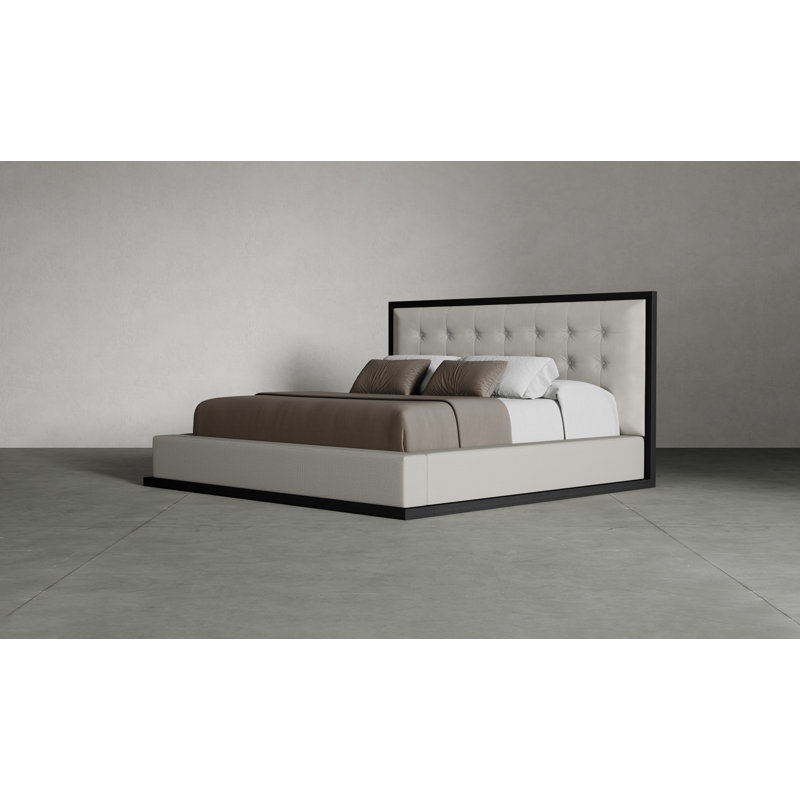 Lit Gambill, Grand lit, Noir/gris