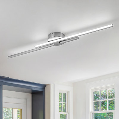 31.5" Modern Linear Led Flush Mount Light