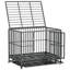 Cage pour chien en acier avec roulettes Tucker Murphy ™-876841286-900969551