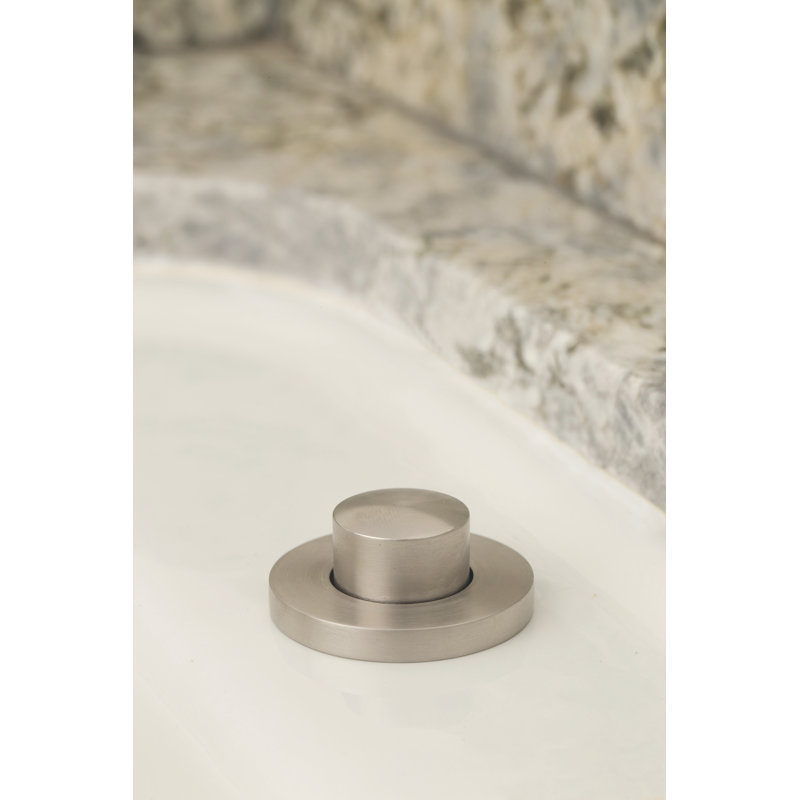 East Linear Air Activated Disposer Switch, Satin Nickel