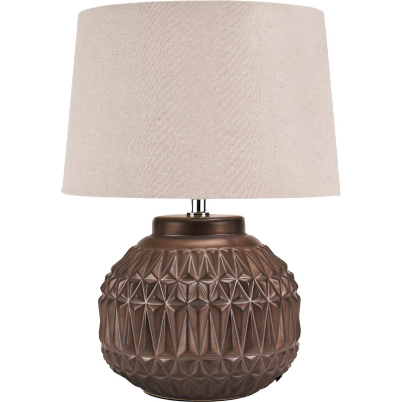 Afanasijs Ceramic Table Lamp, Bronze