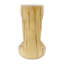 Table d'appoint d'extérieur, table de bout à conception creuse, table de tabouret de jardin de patio, table d'appoint décorative pour terrasse de balcon de plage, béton léger, texture semblable au bois