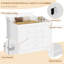 Commode à langer moderne avec rangement solide