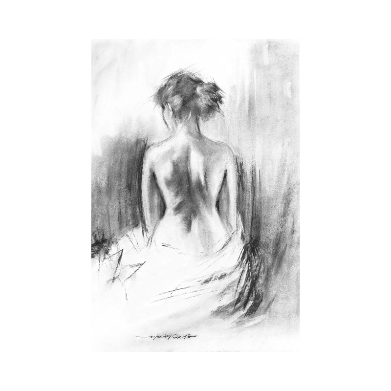 Soft Silhouette II by E.A. Orme - Wrapped Canvas Gallery-Wrapped Canvas Giclée, 20.32 cm H x 30.48 cm W