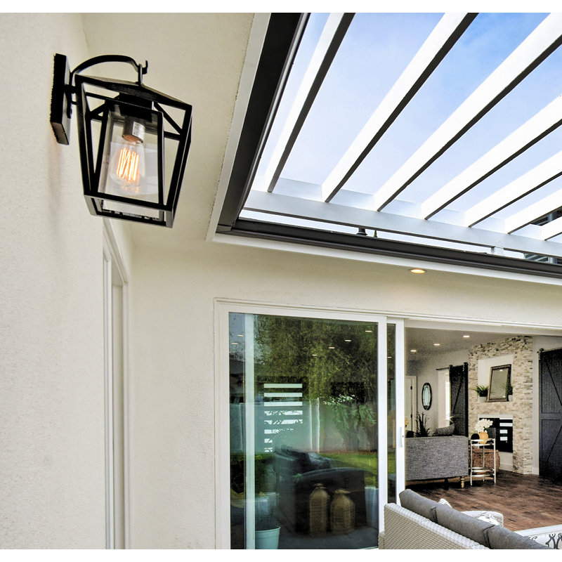 Lanterne murale d'extérieur Malia, H 14 po x l 8 po x P 9,5 po