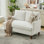 Causeuse pour petit appartement en chenille l 54,7 po