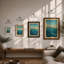 Waters Coastal - Framed Print-1400980537-1400980541