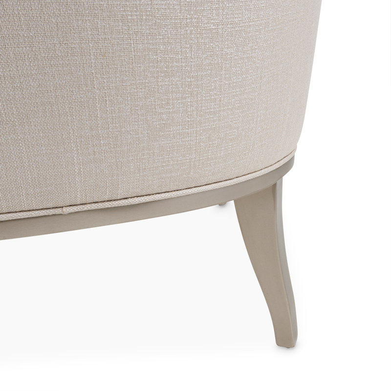 Villa Cherie 31'' Wide Armchair, Pearl 100% Polyester