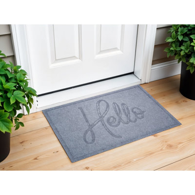 Paillasson 36 po gris