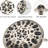 7-Setting Dual Shower Head - Stainless Steel Slide Bar With 5" Abs Head, Wall Mounted, 1.8 Gpm, Adjustable Spray Patterns, 59" Hose, Brushed Nickel Finish 7 Spa Drill- Mount,-125519083