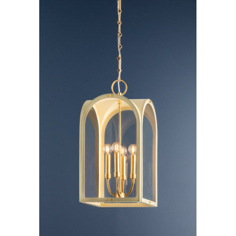 Lincroft 4 Light Lantern, 24.75" H x 12.25" W x 12.25" D