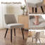 Chaise d'appoint rembourrée en bois massif Bremment-720516628