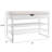 Upholstered Modern Versatile Storage Bench with Charging Station for Entryway, Bedroom and Living Room With Rack for Shoes and Sneakers