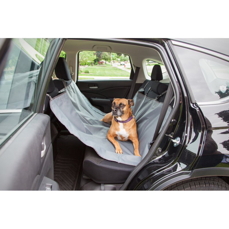 Gray Water-Resistant Hammock Seat Cover for Pets