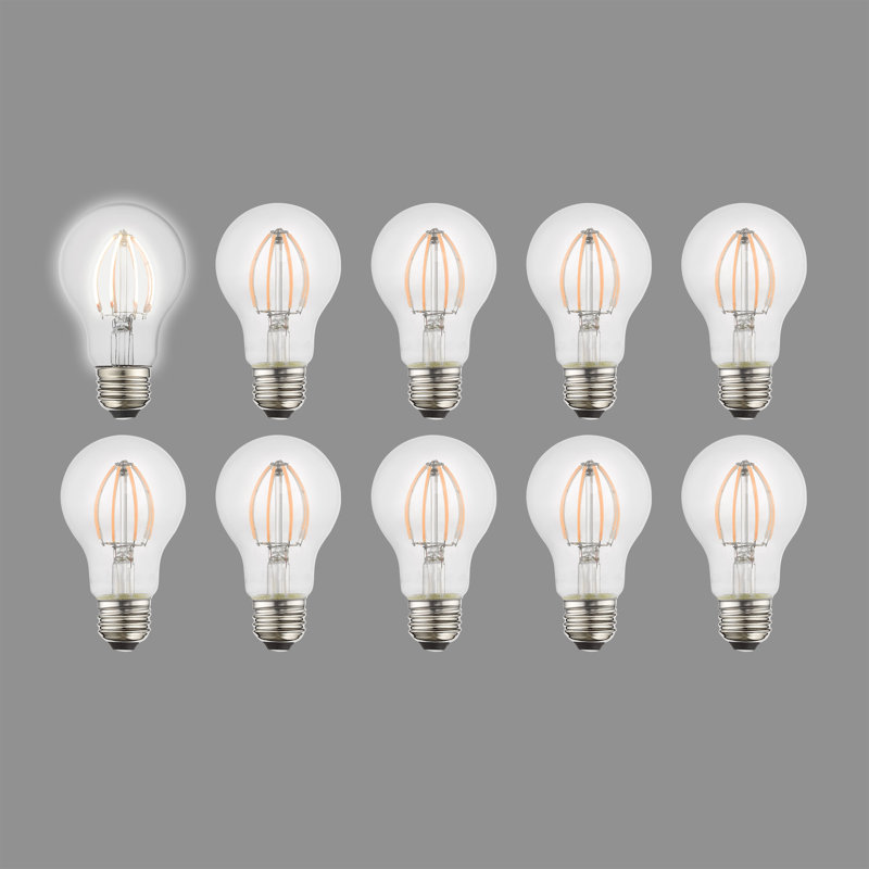 Mcswain 8 W A19 E26/Medium (Standard) 3000 K LED Smart Bulb
