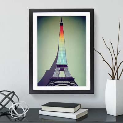 Modern Eiffel Tower - Framed Print